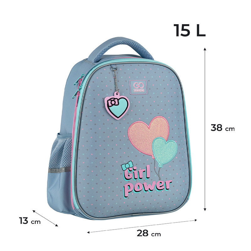 Рюкзак шкільний напівкаркасний GoPack Education Girl Power GO25-165M-1