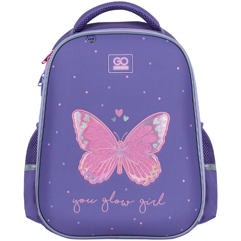 Рюкзак шкільний напівкаркасний GoPack Education Glowing GO25-165M-4