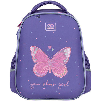 Рюкзак шкільний напівкаркасний GoPack Education Glowing GO25-165M-4