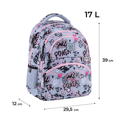 Рюкзак шкільний GoPack Education Awesome GO25-175M-3