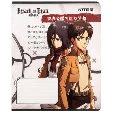 Зошит шкільний Kite Attack on Titan, 12 аркушів, клітинка AT24-232