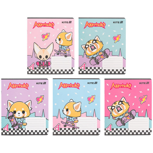 Зошит шкільний Kite Aggretsuko, 18 аркушів, клітинка AR25-236