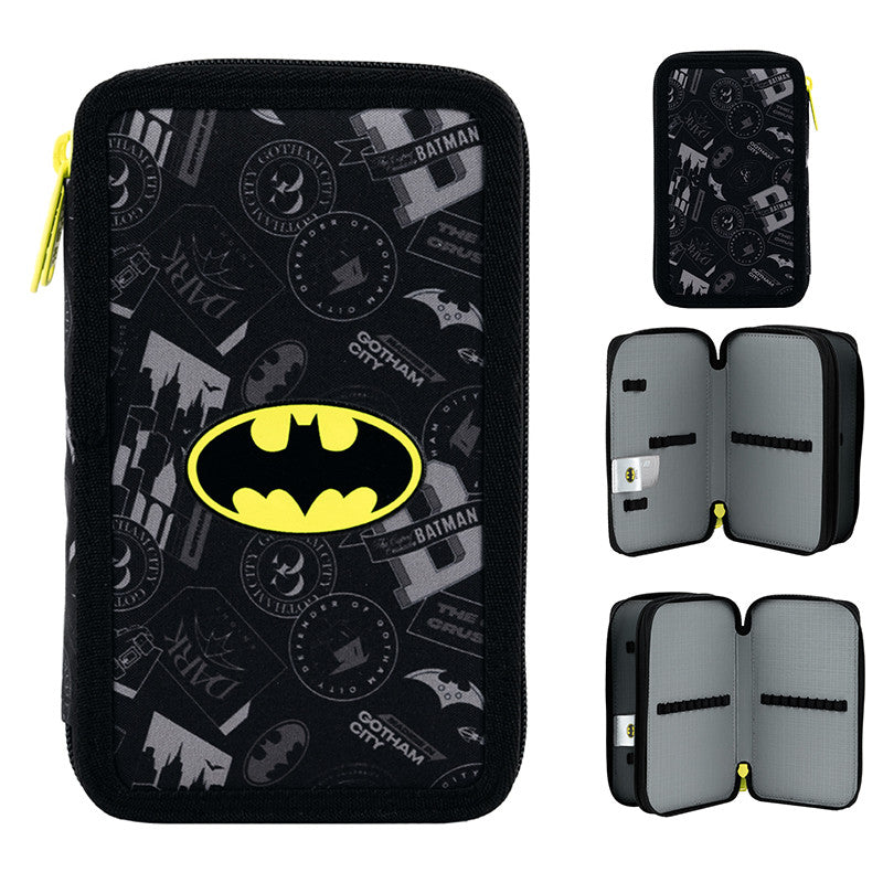 Пенал без наповнення Kite DC Batman 2 відділення DC25-623