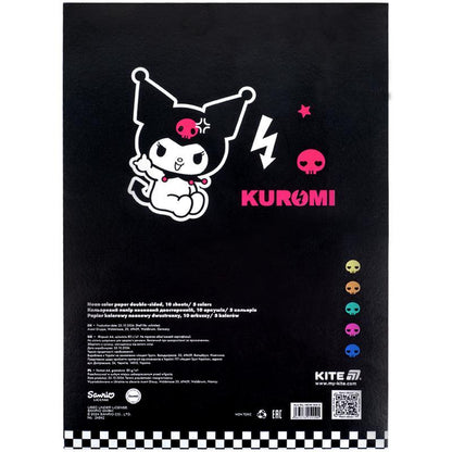 Папір кольоровий неоновий Kite Kuromi HK24-252-2