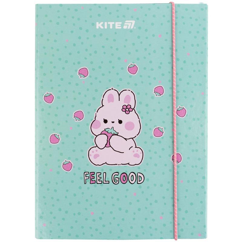 Папка для зошитів на гумці Kite Feel Good K25-210-1, картон