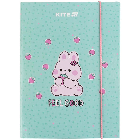 Папка для зошитів на гумці Kite Feel Good K25-210-1, картон