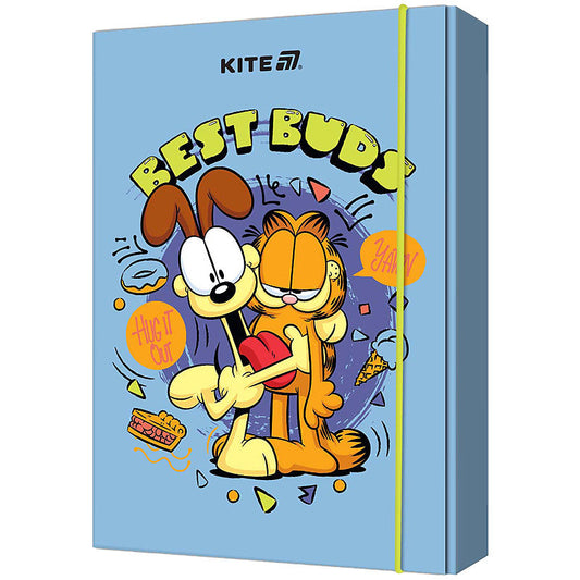 Папка для зошитів на гумці Kite Garfield GF25-210, картон