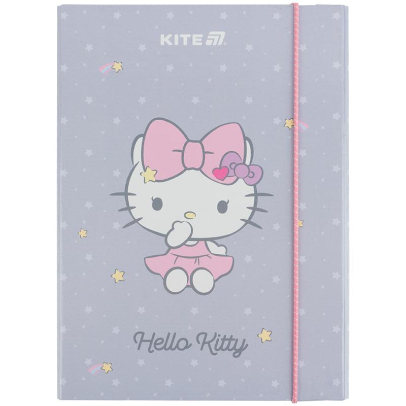 Папка для зошитів на гумці Kite Hello Kitty HK25-210-1, картон