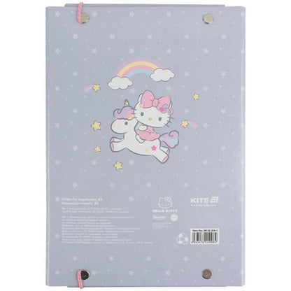 Папка для зошитів на гумці Kite Hello Kitty HK25-210-1, картон
