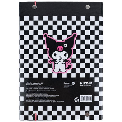 Папка для зошитів на гумці Kite Kuromi HK25-210-3, картон