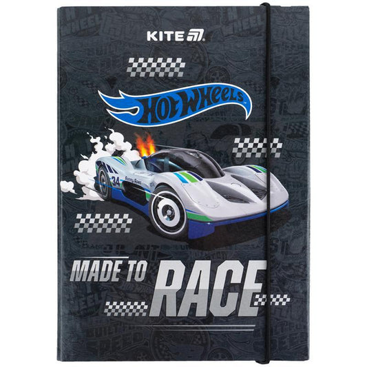 Папка для зошитів на гумці Kite Hot Wheels HW25-210-1, картон