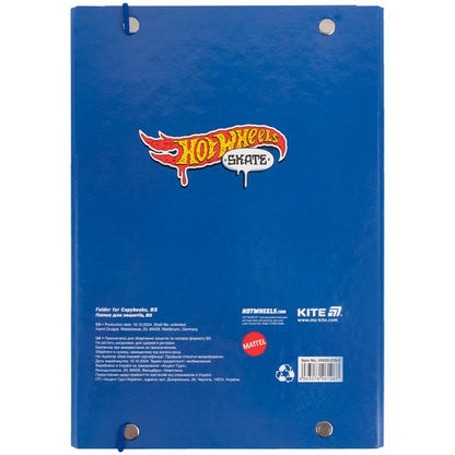 Папка для зошитів на гумці Kite Hot Wheels HW25-210-2, картон