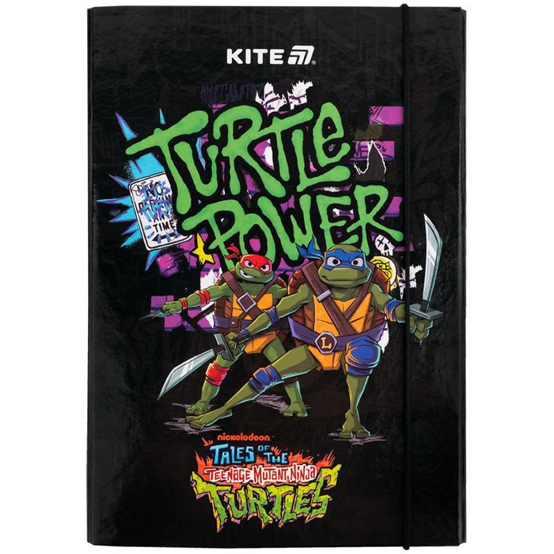 Папка для зошитів на гумці Kite Ninja Turtles NT25-210, картон