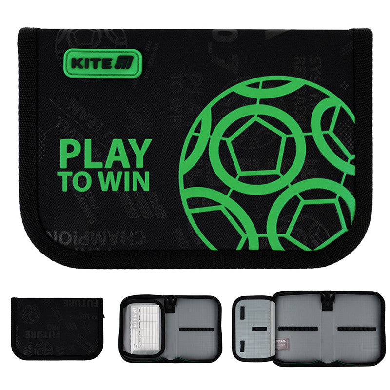 Пенал без наповнення Kite Play&Win 1 відділення 1 відворот K25-621-2