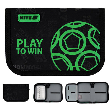Пенал без наповнення Kite Play&Win 1 відділення 1 відворот K25-621-2