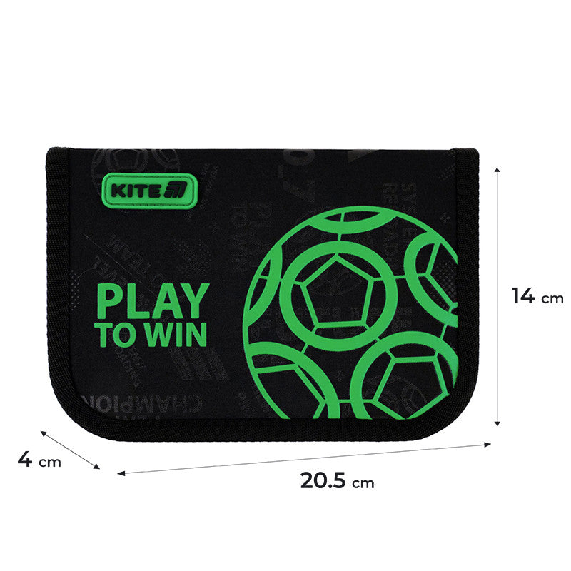 Пенал без наповнення Kite Play&Win 1 відділення 1 відворот K25-621-2