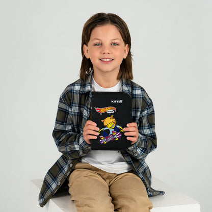 Пенал без наповнення Kite Hot Wheels Skate 1 відділення 2 відворот HW25-622-2
