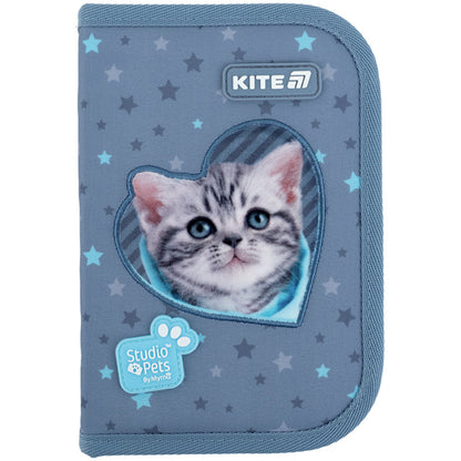 Пенал без наповнення Kite Studio Pets 1 відділення 2 відворот SP25-622-3