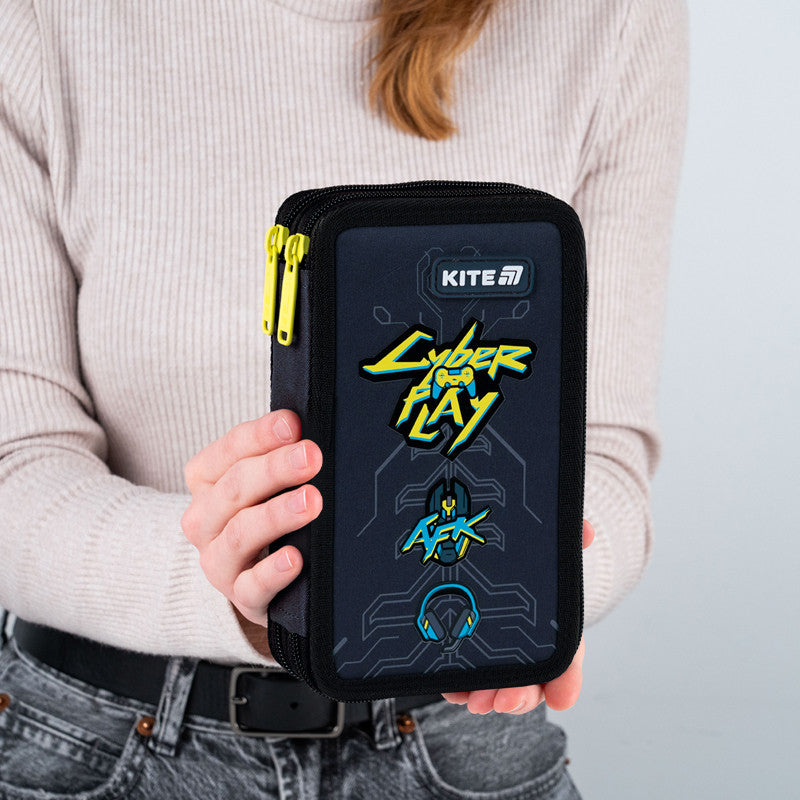Пенал без наповнення Kite Cyber 2 відділення K25-623-4