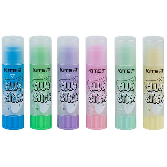 Клей-олівець PVP Kite Colorful, 15 г K24-1132