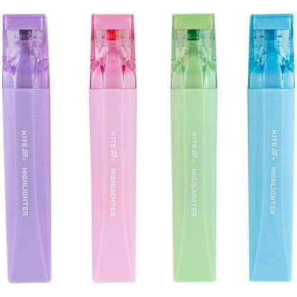 Маркер Highlighter Kite Creative Glitter набір з 4-х кольорів K24-1146-4