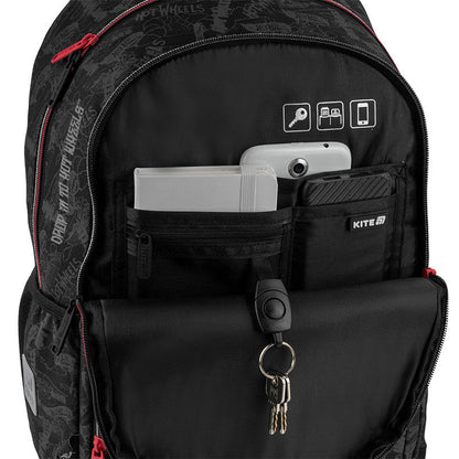 Рюкзак шкільний Kite Education Hot Wheels Skate HW25-585M