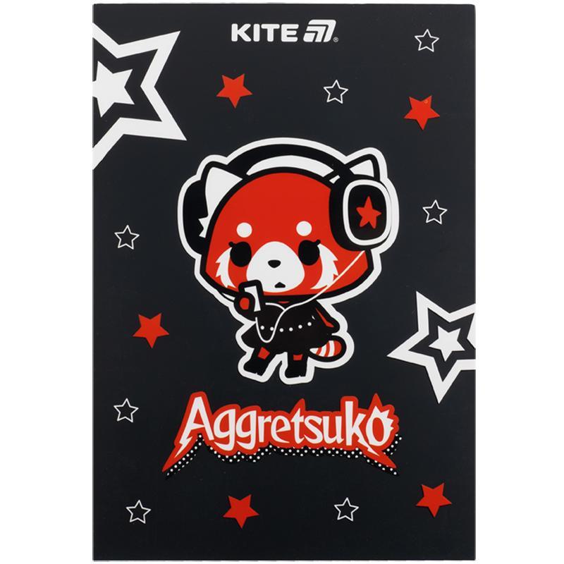 Блокнот-планшет Kite Aggretsuko A5 50 аркушів клітинка AR25-194