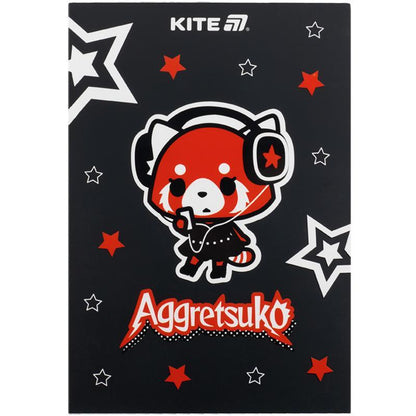 Блокнот-планшет Kite Aggretsuko A5 50 аркушів клітинка AR25-194