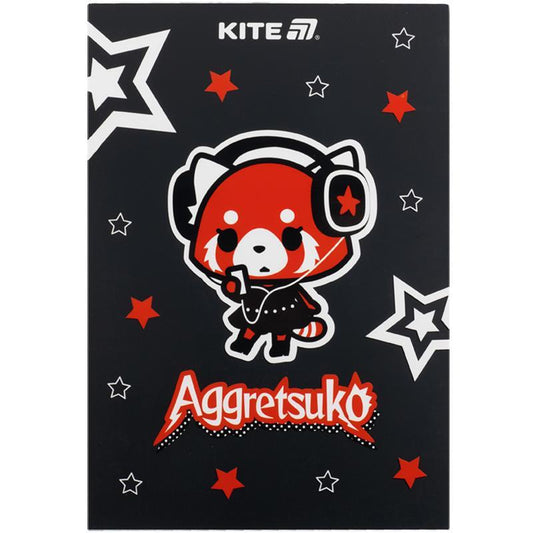 Блокнот-планшет Kite Aggretsuko A5 50 аркушів клітинка AR25-194