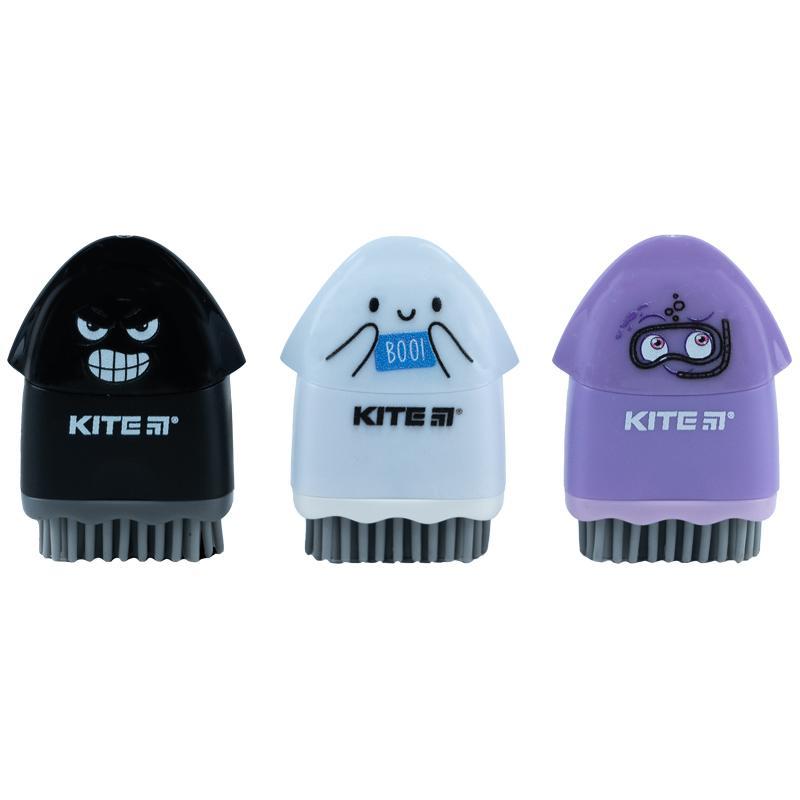 Точилка з контейнером та гумкою Kite Faces асорті K24-365