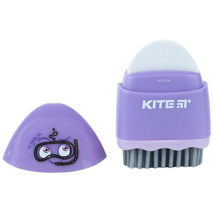 Точилка з контейнером та гумкою Kite Faces асорті K24-365
