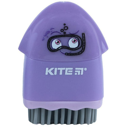Точилка з контейнером та гумкою Kite Faces асорті K24-365