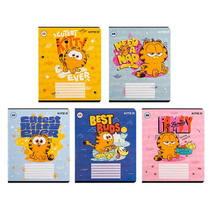 Зошит шкільний Kite Garfield, 12 аркушів, клітинка GF24-232