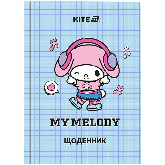 Щоденник шкільний Kite My Melody тверда обкладинка HK25-262-5