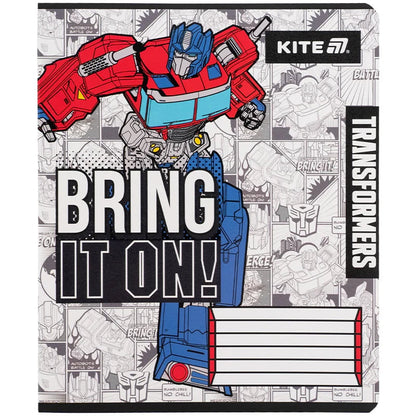 Зошит шкільний Kite Transformers, 12 аркушів, клітинка TF25-232