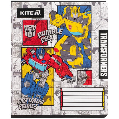 Зошит шкільний Kite Transformers, 12 аркушів, клітинка TF25-232