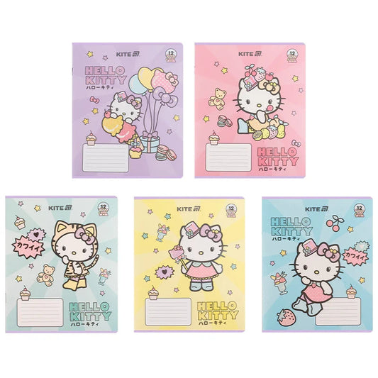 Зошит шкільний Kite Hello Kitty, 12 аркушів, лінія HK25-234-1