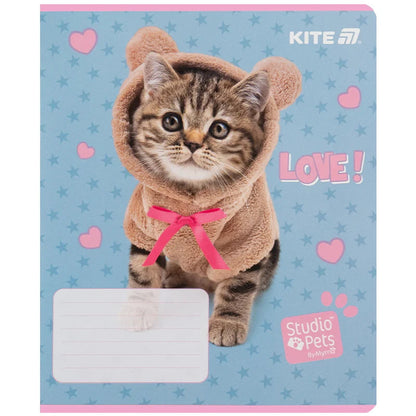 Зошит шкільний Kite Studio Pets, 12 аркушів, лінія SP25-234