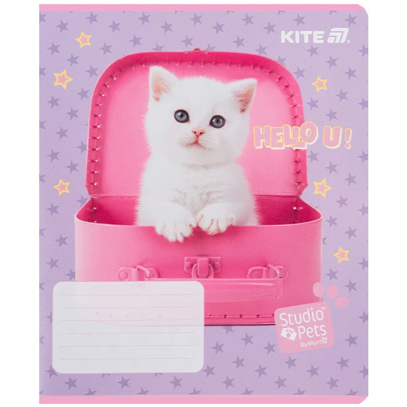 Зошит шкільний Kite Studio Pets, 12 аркушів, лінія SP25-234