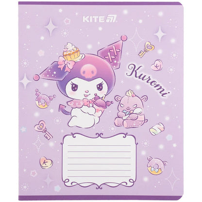 Зошит шкільний Kite Kuromi, 12 аркушів, клітинка HK25-232-3