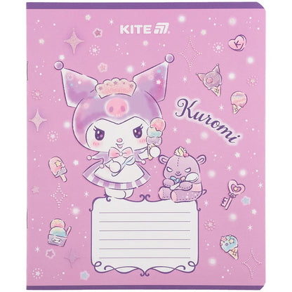 Зошит шкільний Kite Kuromi, 12 аркушів, клітинка HK25-232-3