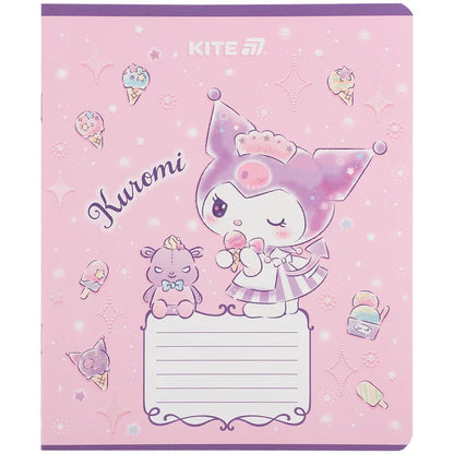 Зошит шкільний Kite Kuromi, 12 аркушів, клітинка HK25-232-3