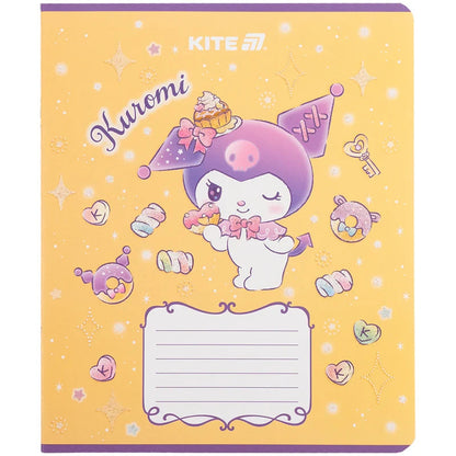 Зошит шкільний Kite Kuromi, 12 аркушів, клітинка HK25-232-3