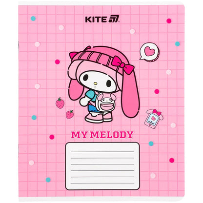 Зошит шкільний Kite Kuromi, 12 аркушів, клітинка HK25-232-4