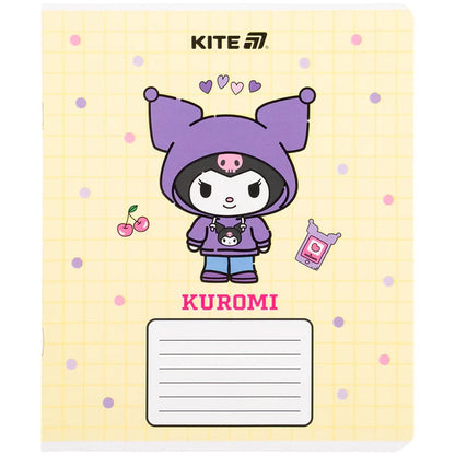 Зошит шкільний Kite Kuromi, 12 аркушів, клітинка HK25-232-4