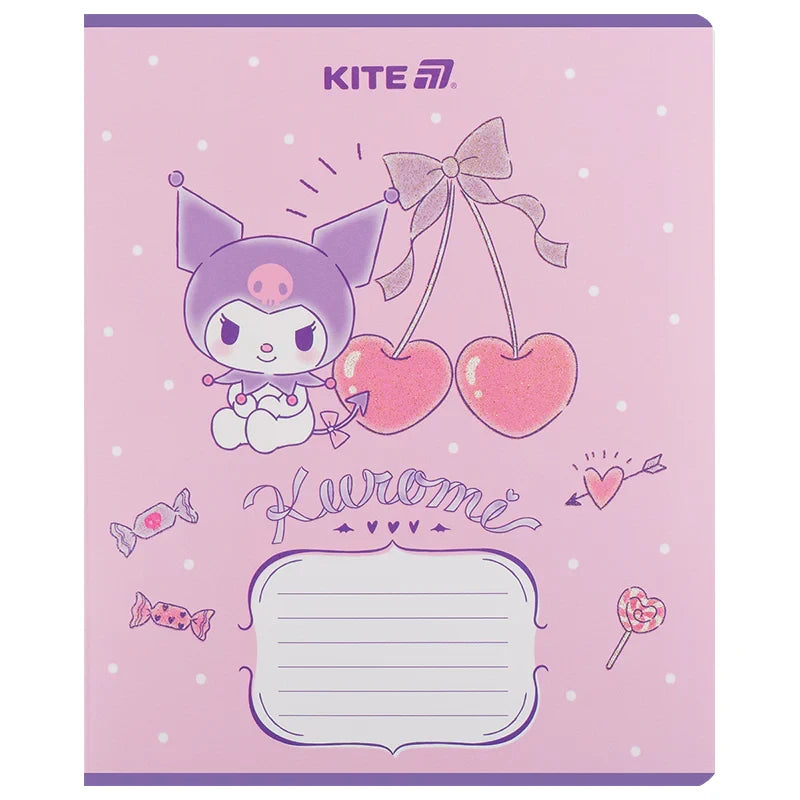 Зошит шкільний Kite Kuromi, 12 аркушів, Лінія HK25-234-2