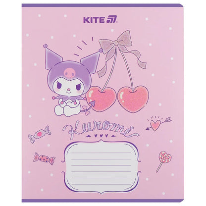 Зошит шкільний Kite Kuromi, 12 аркушів, Лінія HK25-234-2