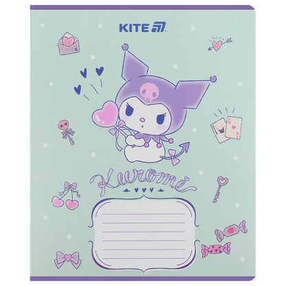 Зошит шкільний Kite Kuromi, 12 аркушів, Лінія HK25-234-2