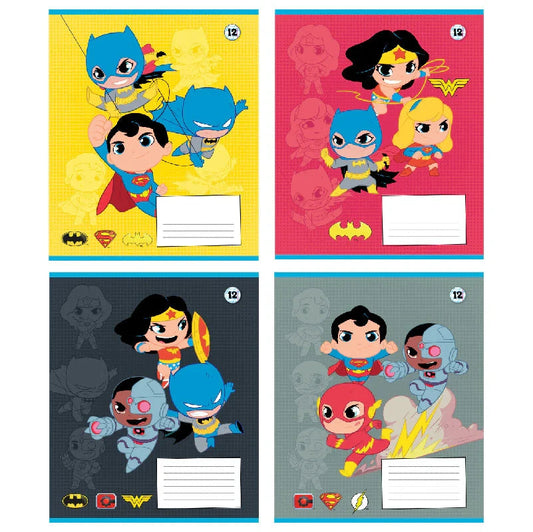 Зошит шкільний Kite DC Comics, 12 аркушів, Коса лінія DC25-235