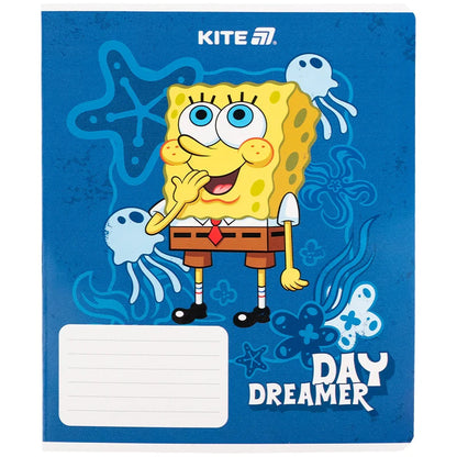 Зошит шкільний Kite SpongeBob SquarePants, 18 аркушів, клітинка SB25-236